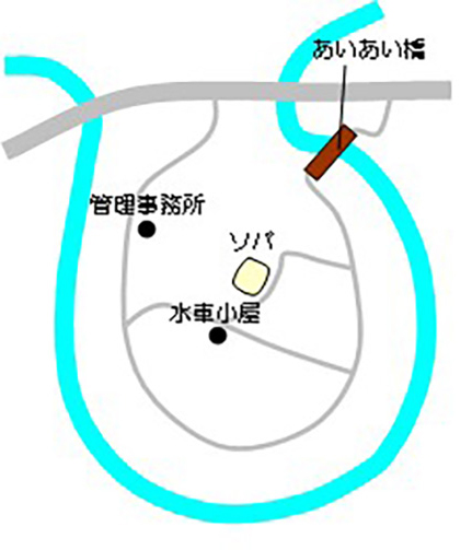 ソバの栽培地の地図